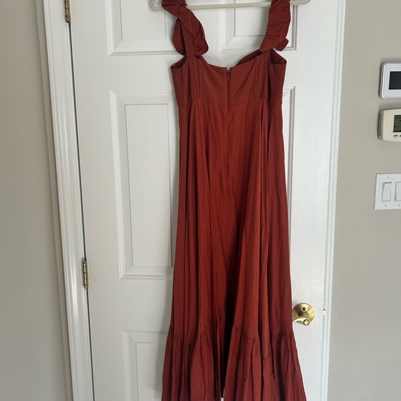 FARM Rio Ruffle Strap Maxi Dress - Picture 6 of 8